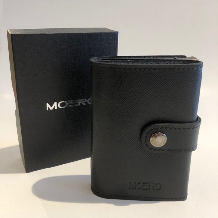 MOERO Plus Saffiano Zip Black